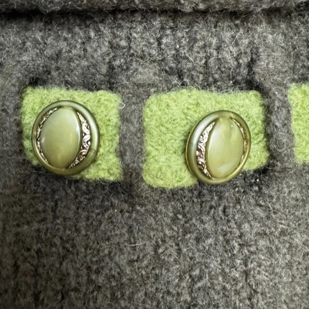 Handmade Forest Core Felted Wool Handbag mossy green trees goblin core whimsical